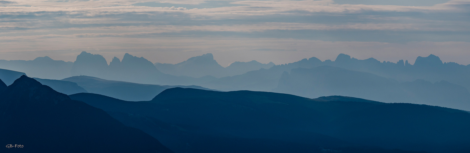 Blick in die Dolomiten