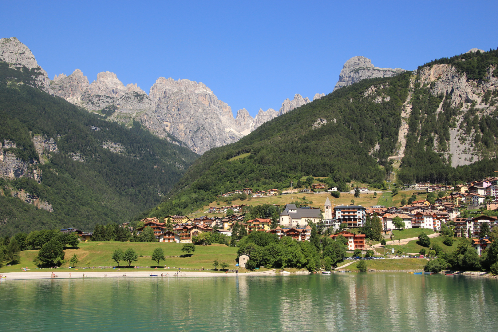 Blick in die Dolomiten