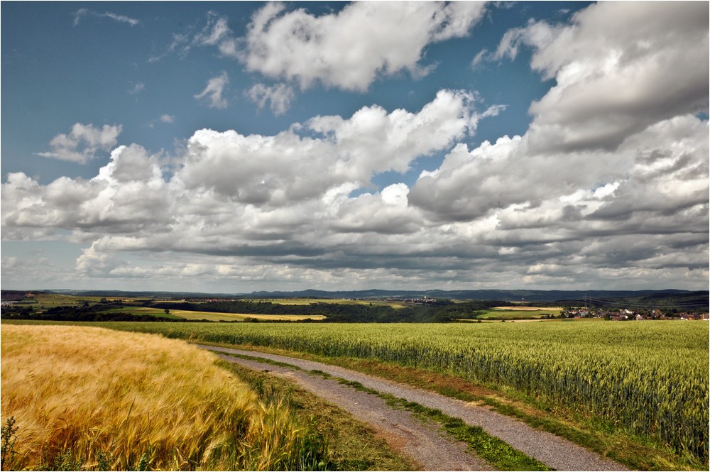 Blick in die Eifel ...