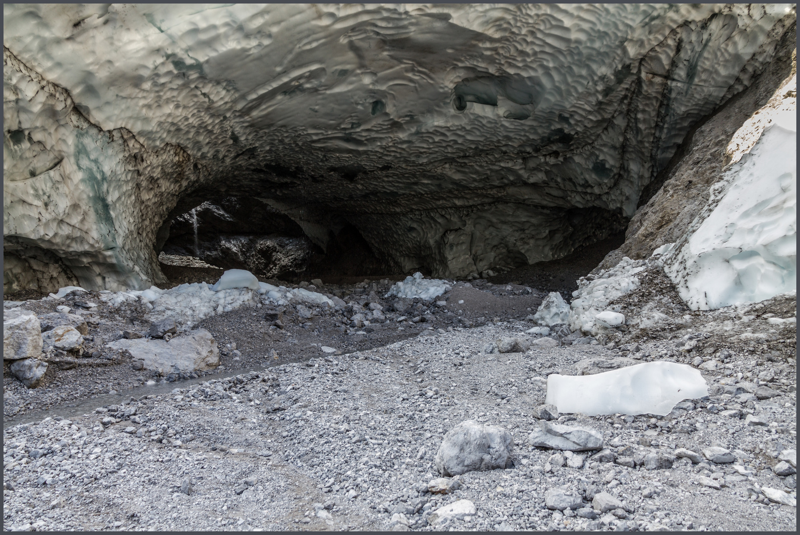 Blick in die Eiskapelle