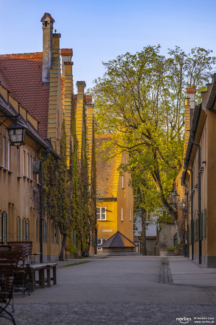 Blick in die Fuggerei