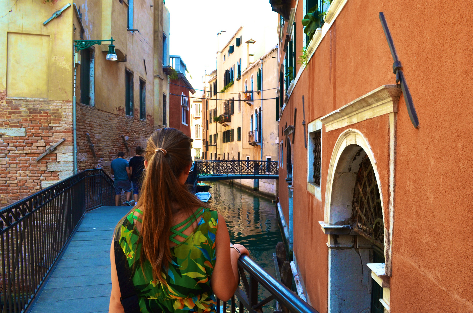 Blick in die Gassen von Venedig