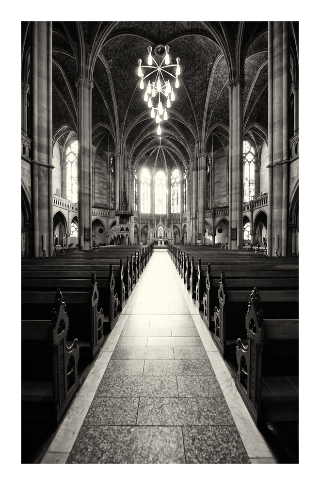 Blick in die Gedächtniskirche Speyer