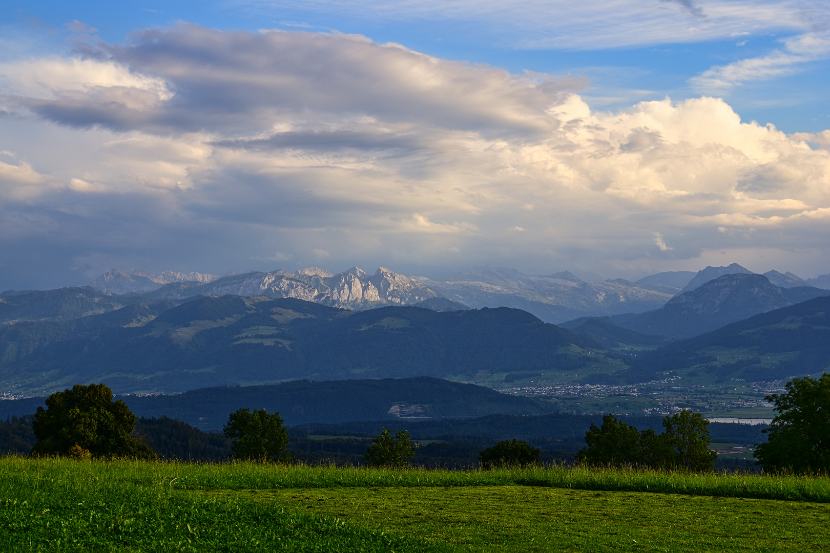 Blick in die Glaner Alpen