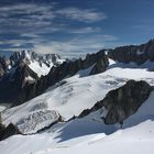 Blick in die Gletscherwelt des Mt. Blanc-Gebietes