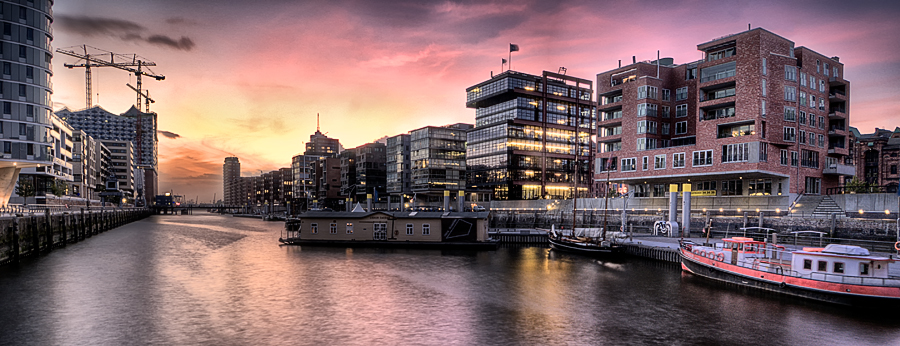 Blick in die HafenCity