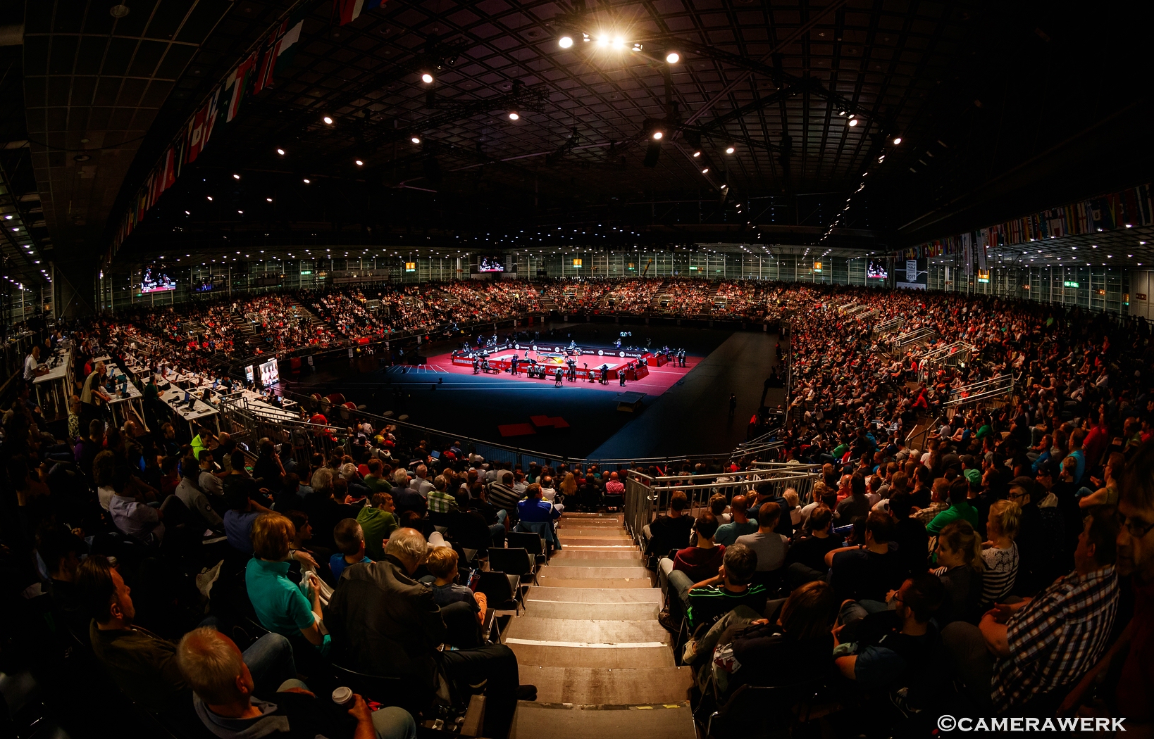 Blick in die Halle