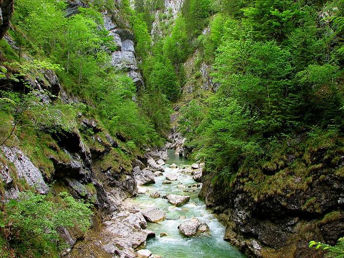 Blick in die Kaiserklamm