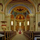 Blick in die katholische Kirche St.Peter und Paul. (Potsdam)