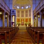 Blick in die Kirche St.Peter und Paul in Nikolskoe. (Berlin Wannsee)