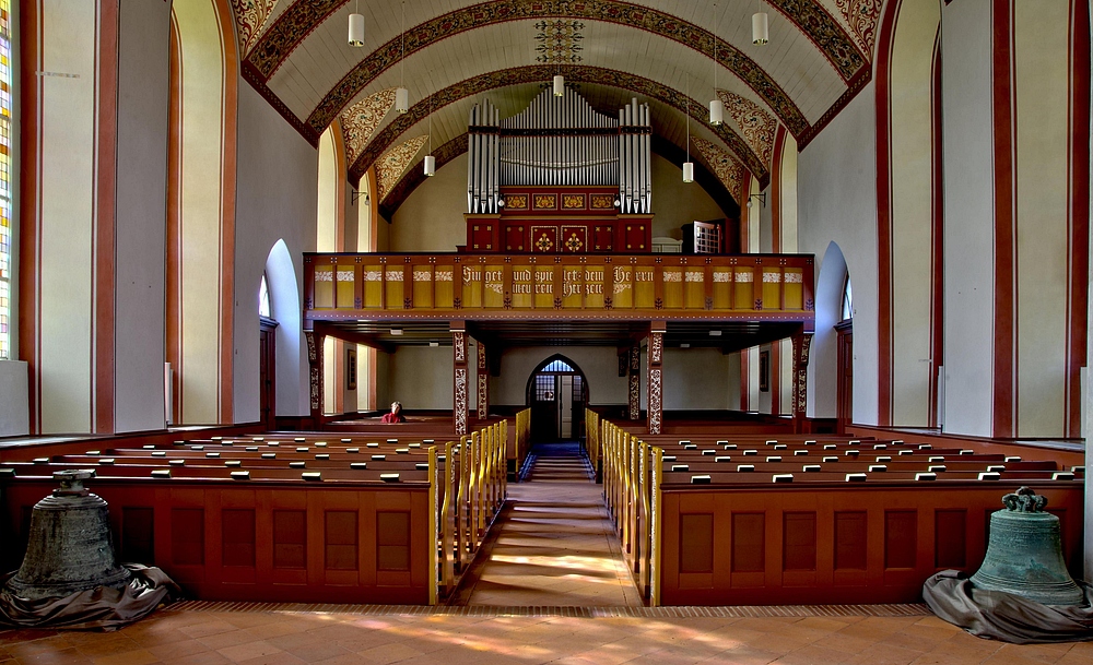 Blick in die Kirche Teltow.