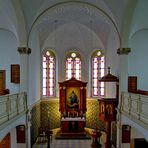 Blick in die Kirche Wehlen.(2) ... Sächsische Schweiz.