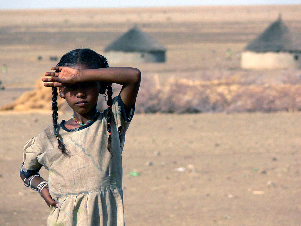 Blick in die nubische Wüste, Nord-Sudan