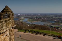 Blick in die Porta Westfalica