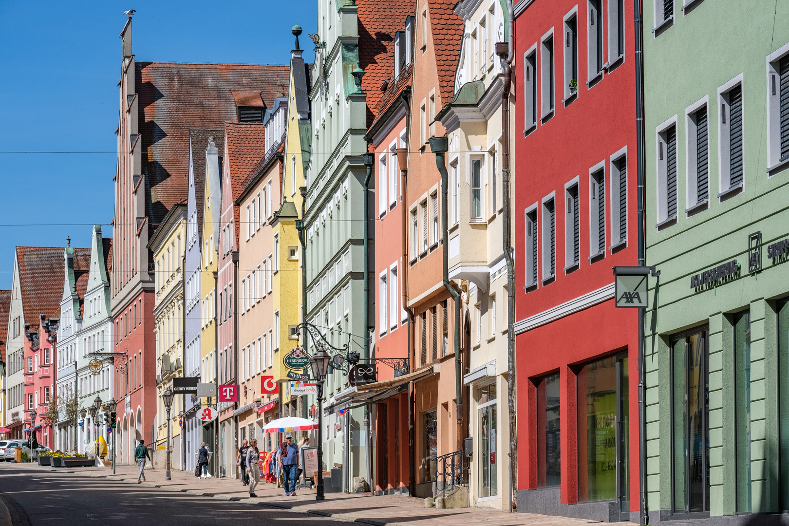 Blick in die Reichsstraße