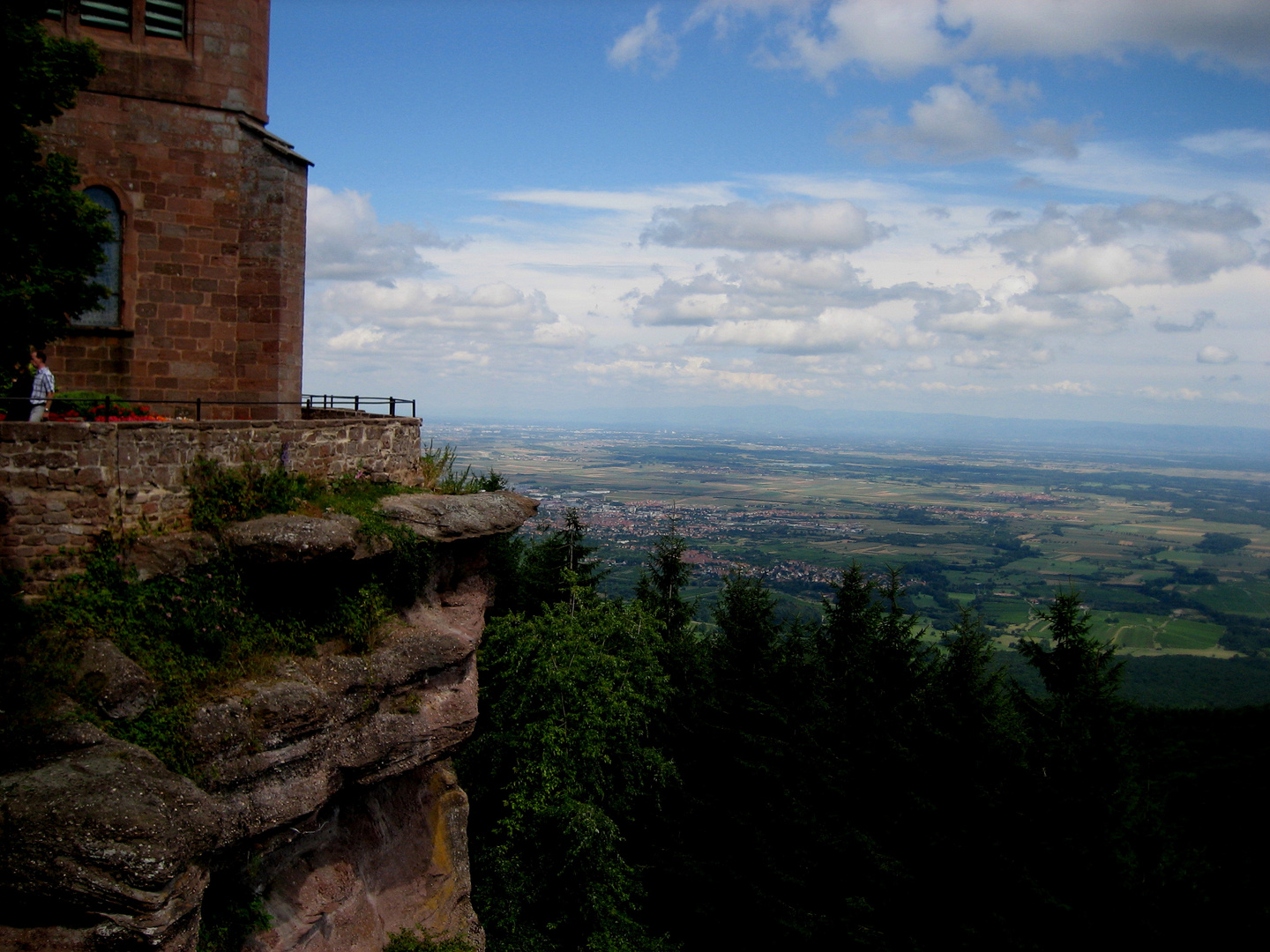 Blick in die Rheinebene