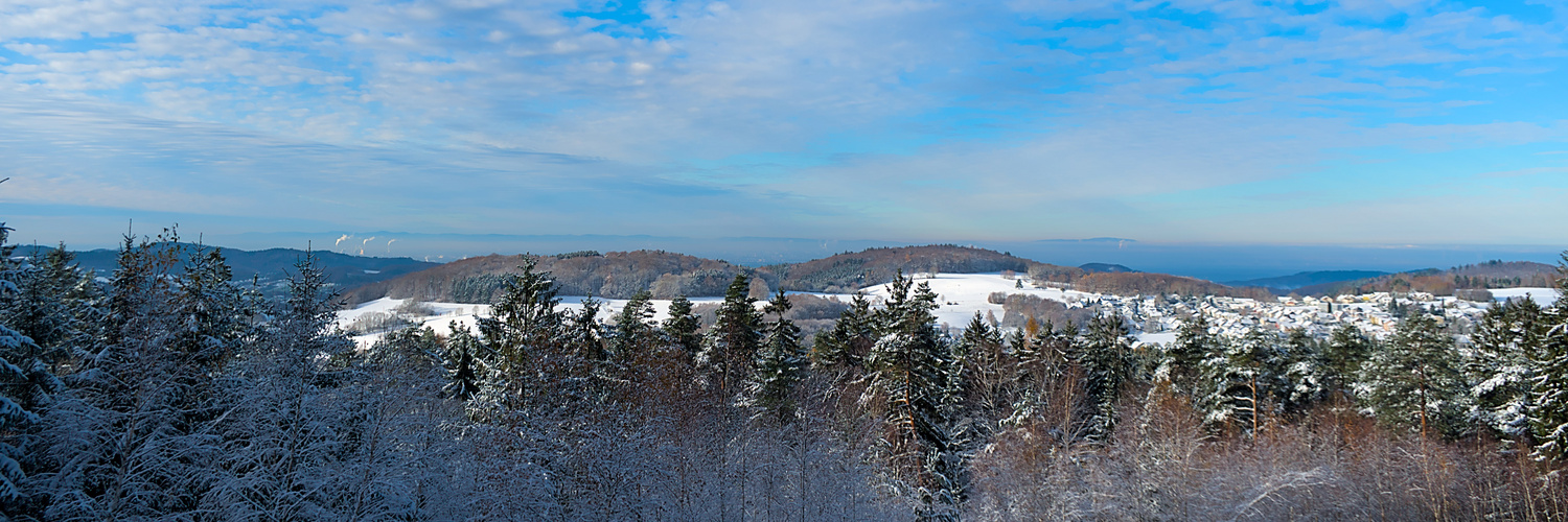 Blick in die Rheinebene