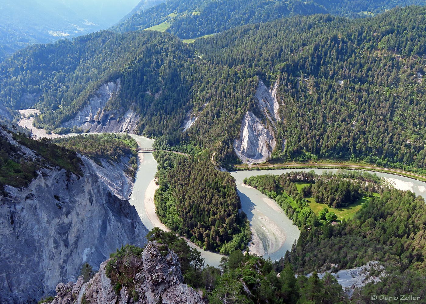 Blick in die Rheinschlucht