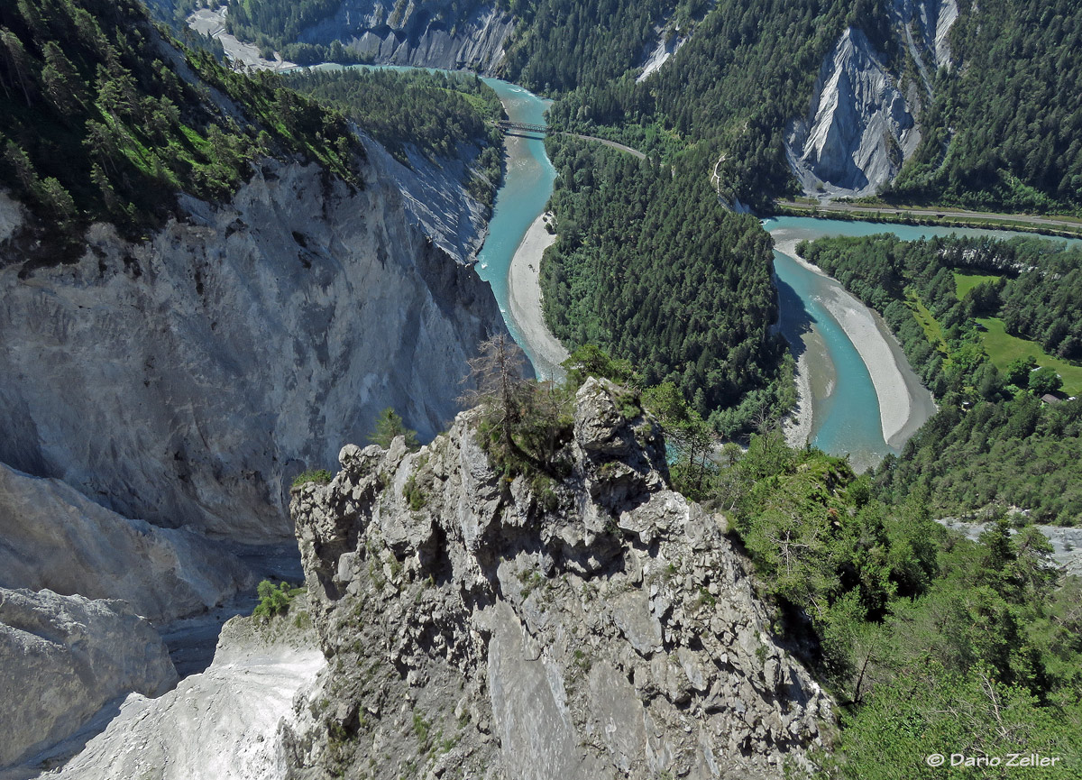 Blick in die Rheinschlucht