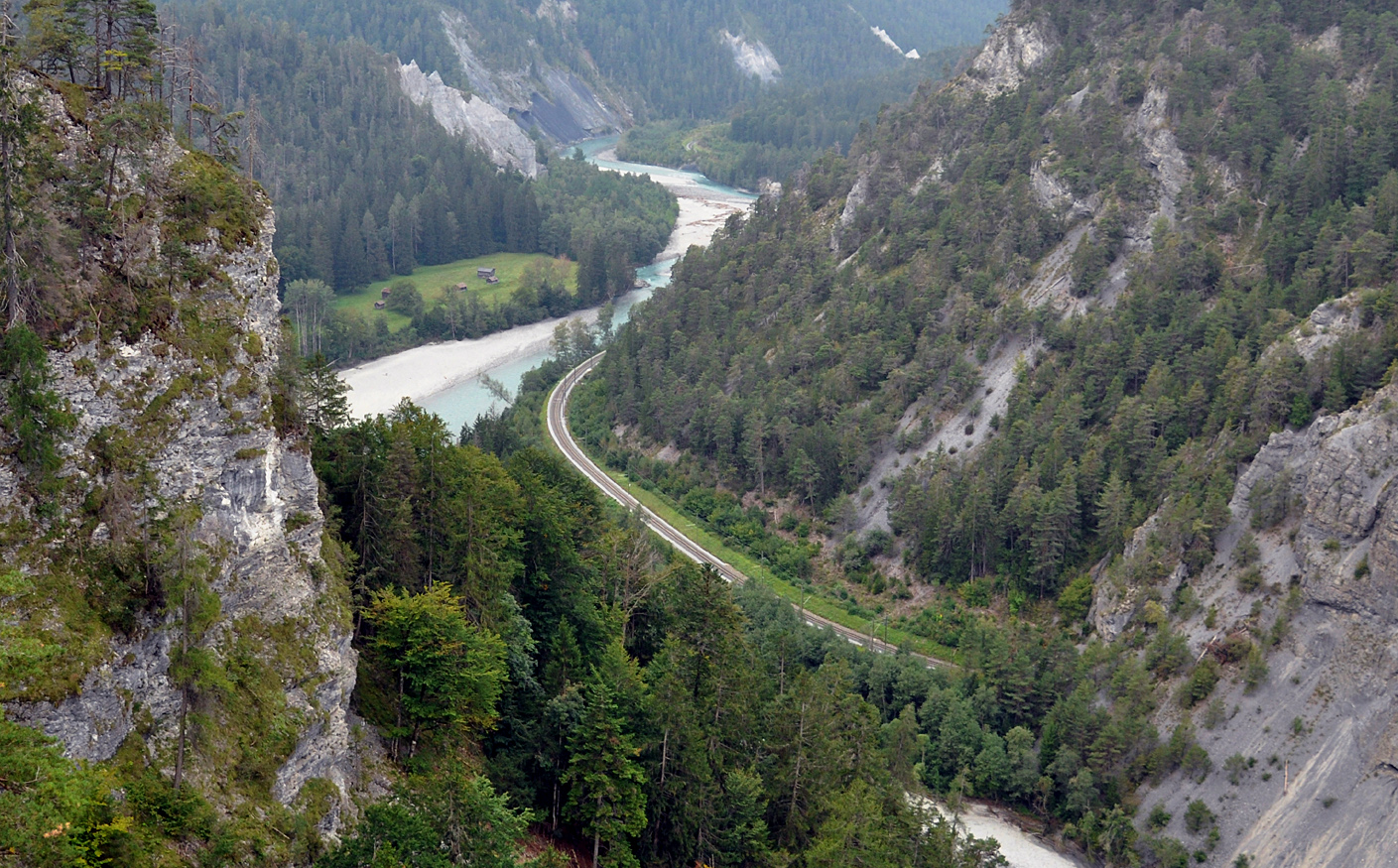 Blick in die Rheinschlucht