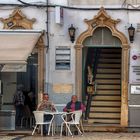 Blick in die Rua do Comércio von Olhão,