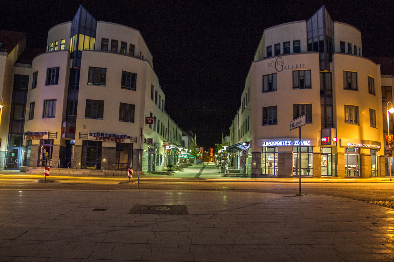 Blick in die Rügengalerie Saßnitz