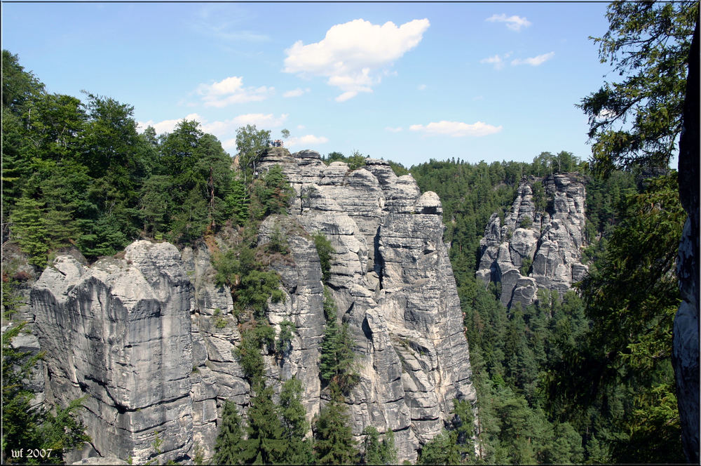 Blick in die Sächsische Schweiz 2