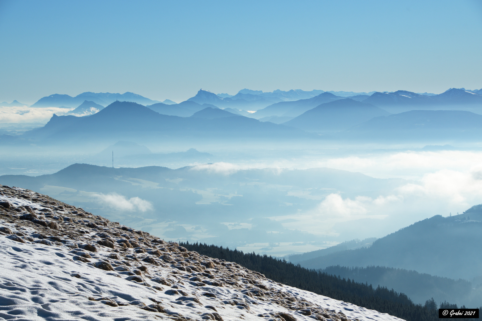 Blick in die Salzburger Bergwelt 