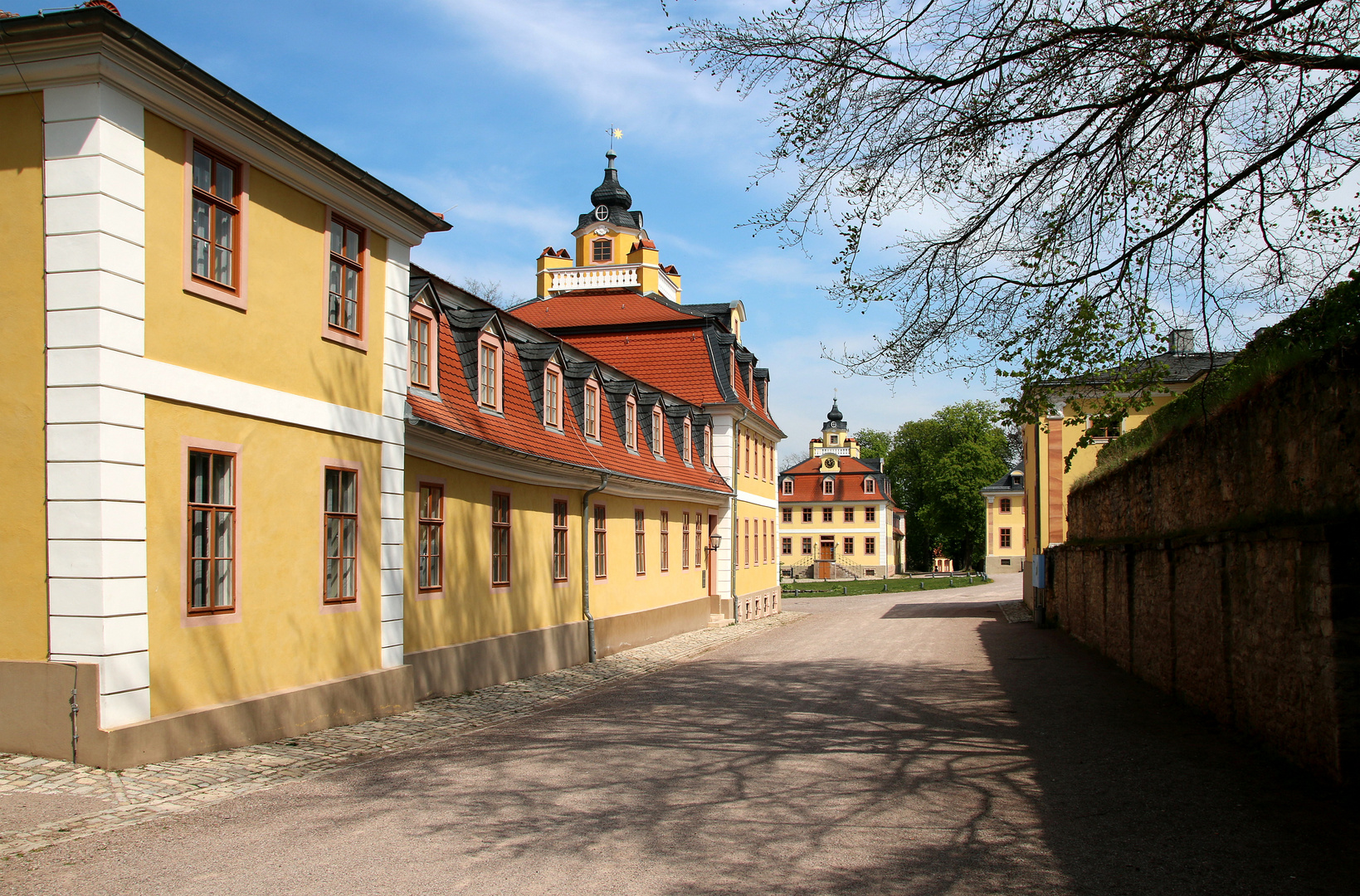 Blick in die Schlossanlage