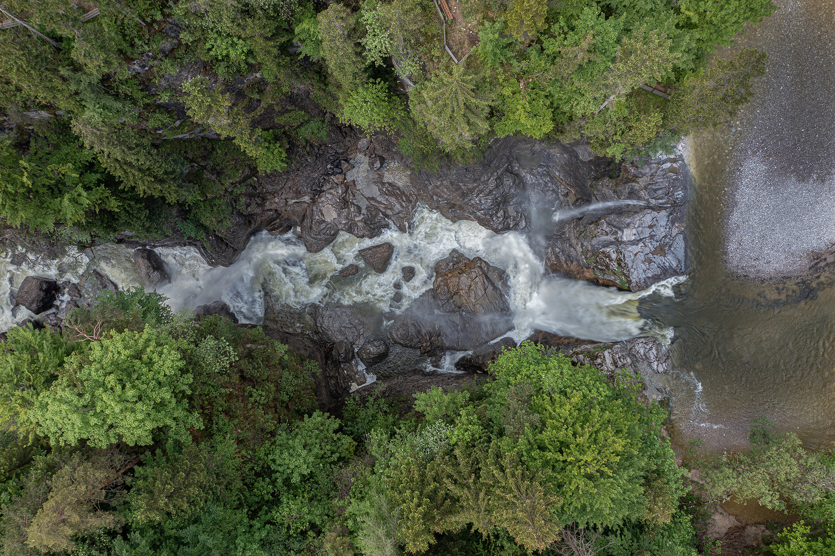 Blick in die Schlucht