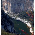 Blick in die Schlucht der Ardeche