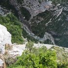 Blick in die Schlucht "Gorges du Verdon" N° 1