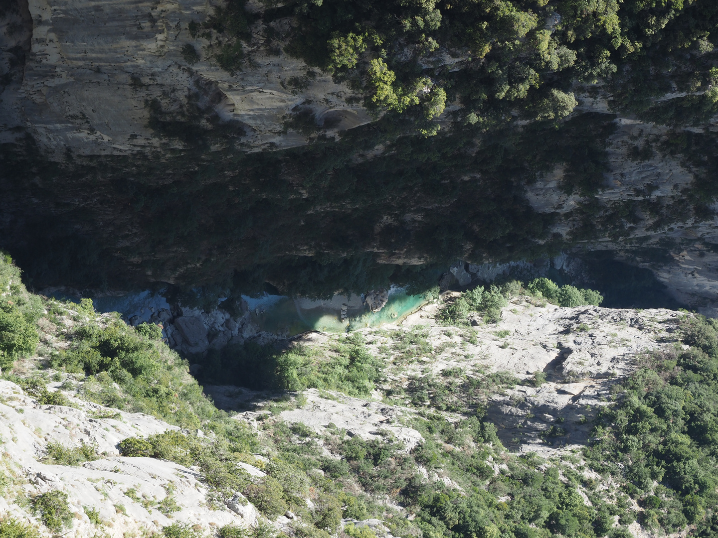 Blick in die Schlucht "Gorges du Verdon" N° 3