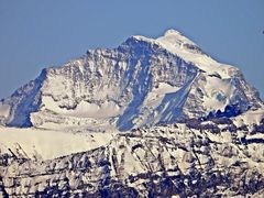 Blick in die Schweizer Alpen von Thun aus