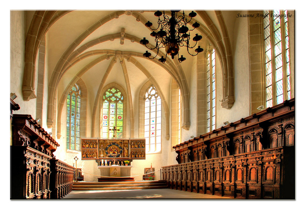 Blick in die Stephanikirche in Osterwieck