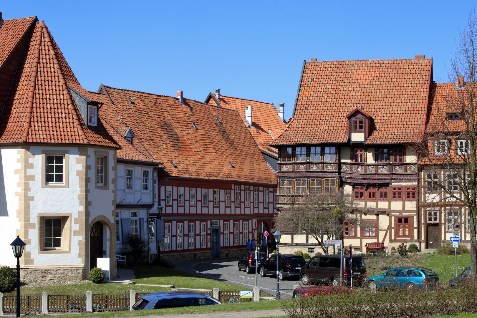 Blick in die Straße Hinterer Brühl - Hildesheim