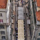 Blick in die Straßen von Lissabon