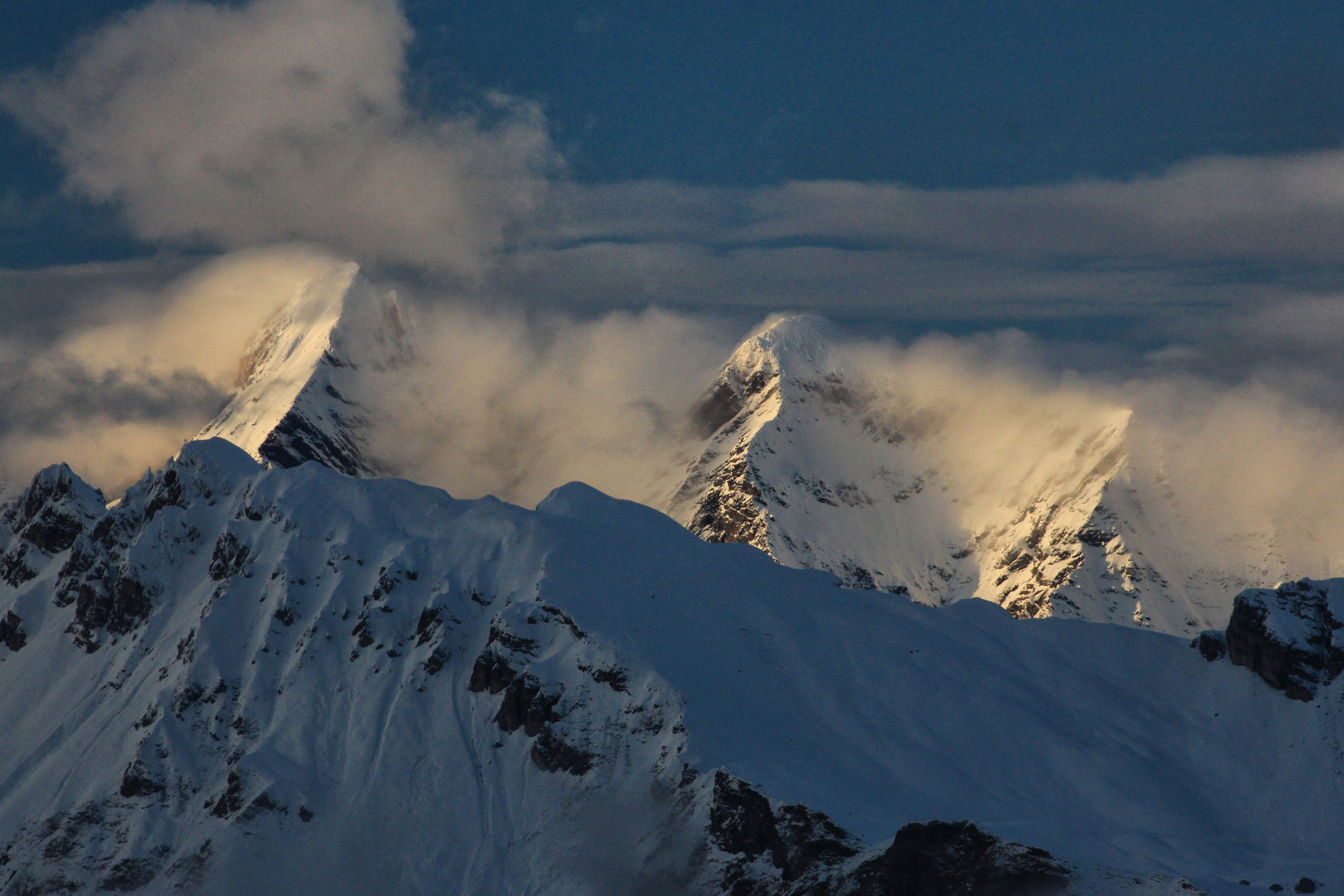 Blick in die Stubaier Alpen