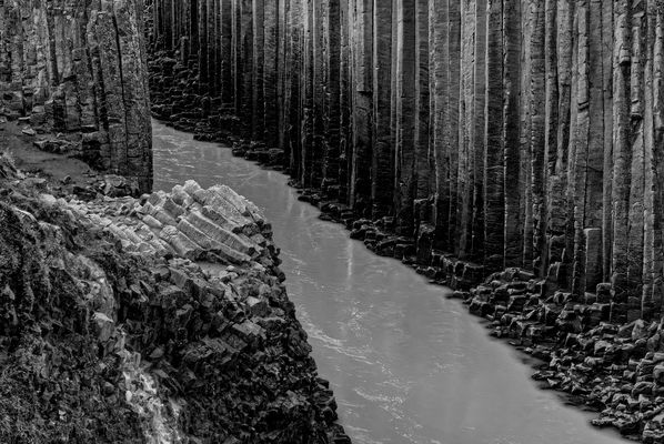 Blick in die Stuðlagil