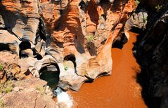 Blick in die Tiefe des Blyde River Canyon