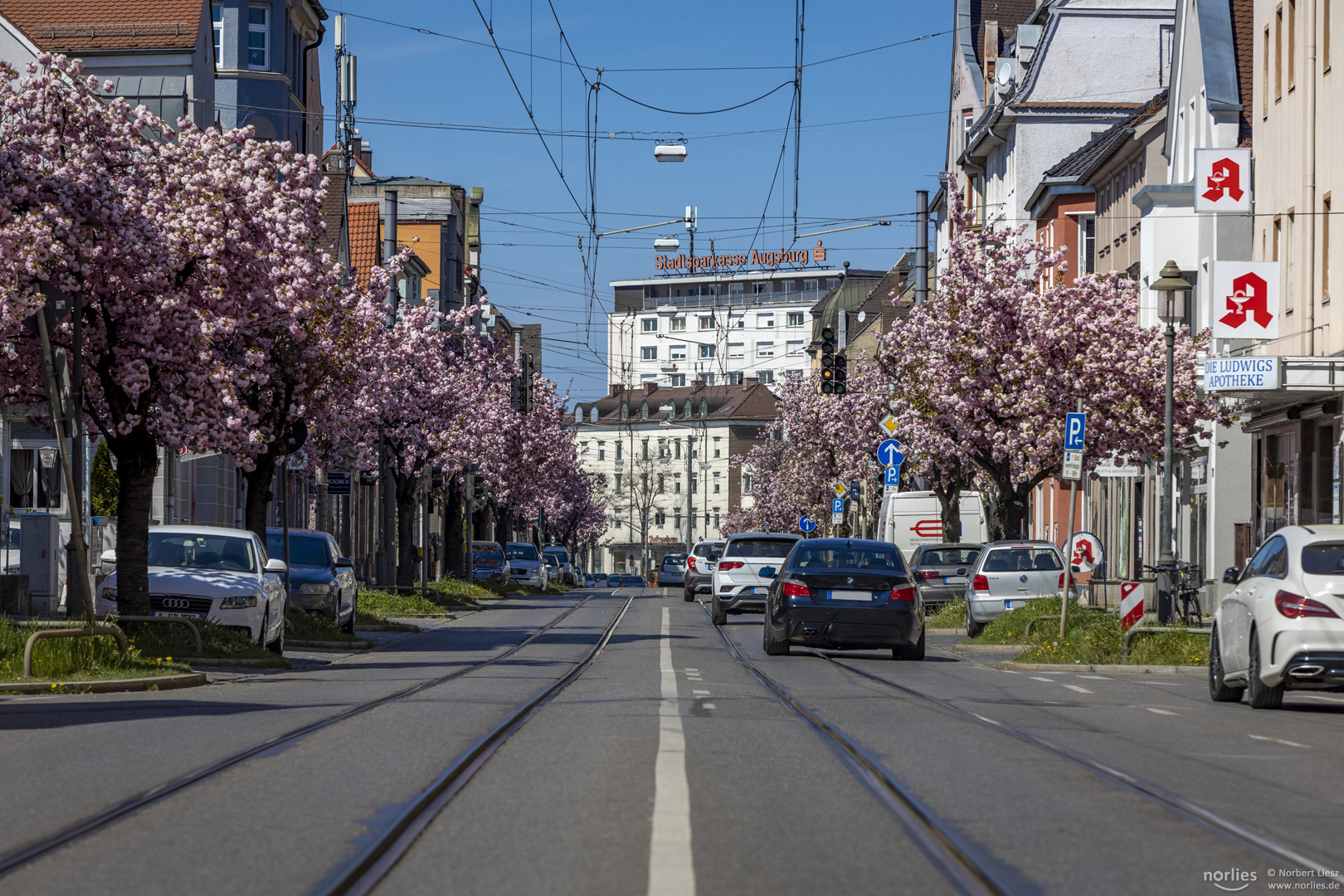 Blick in die Ulmer Straße