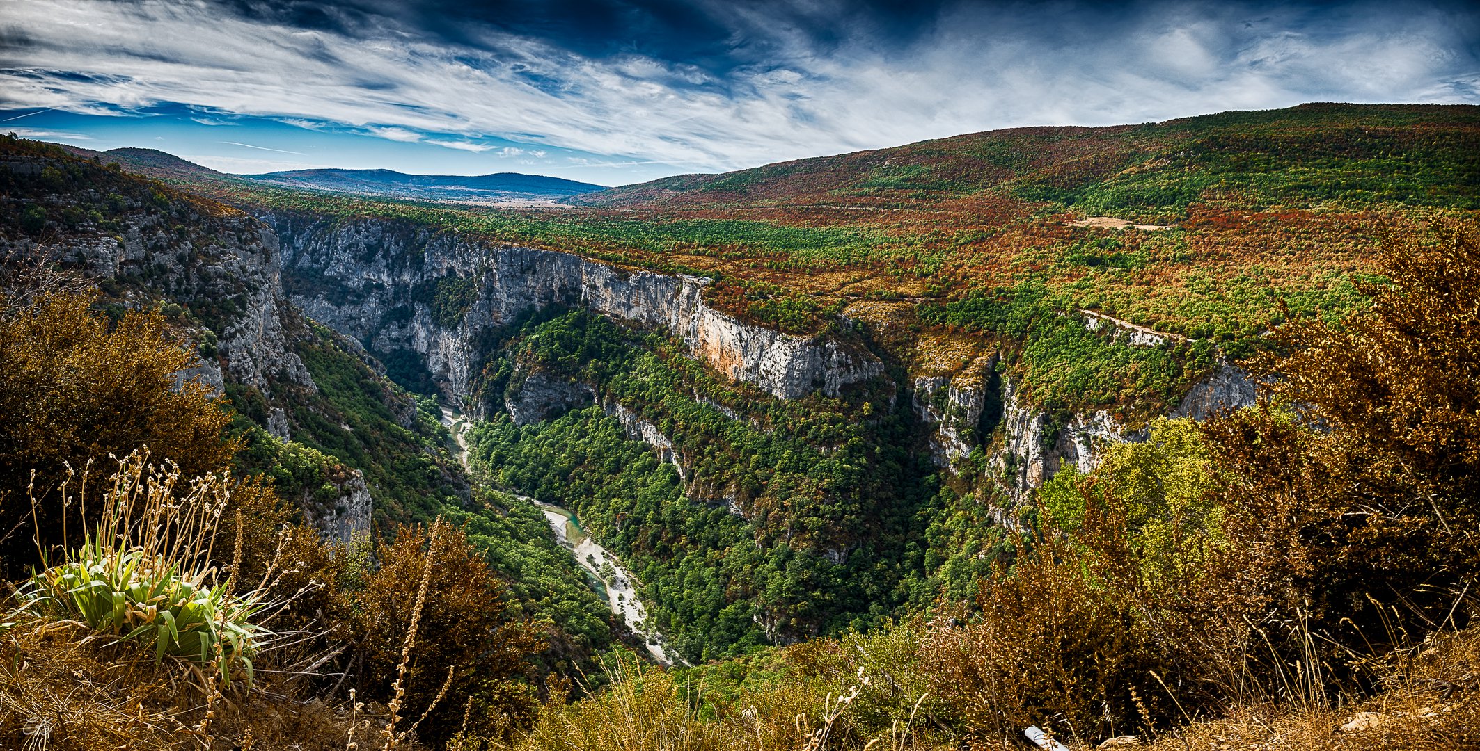 Blick in die Verdonschlucht