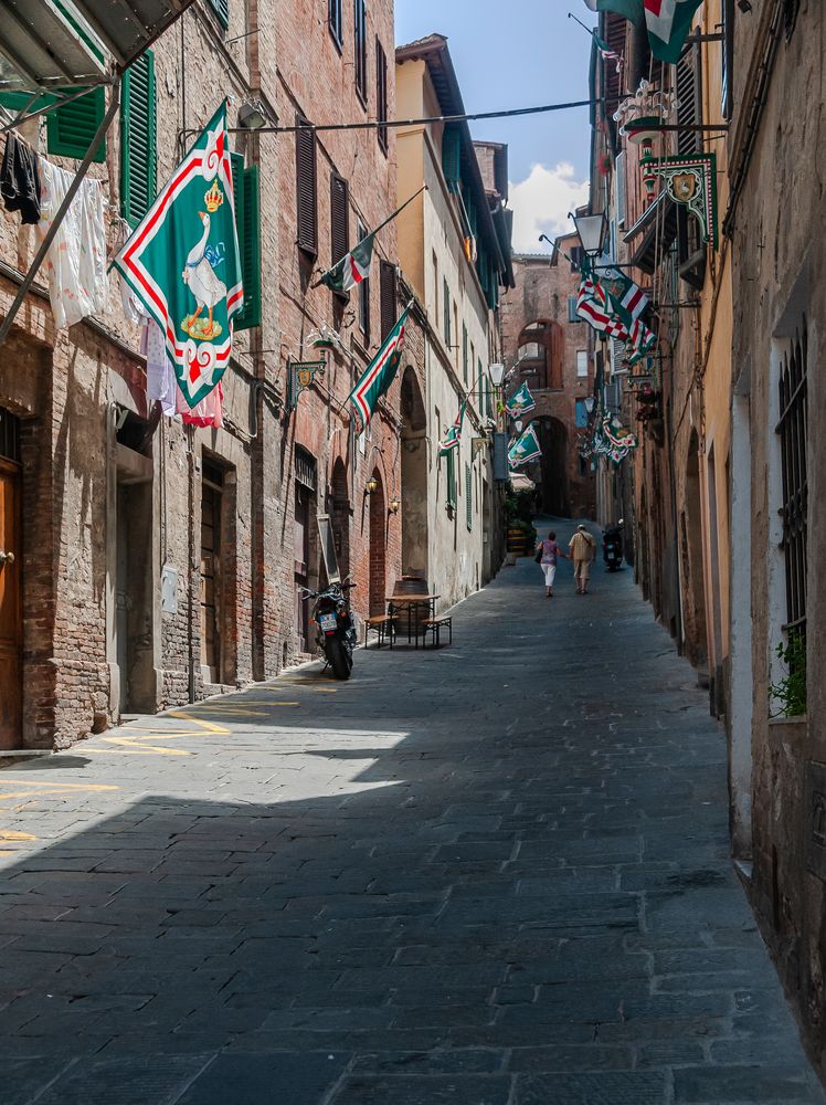 Blick in die Via della Galluzza