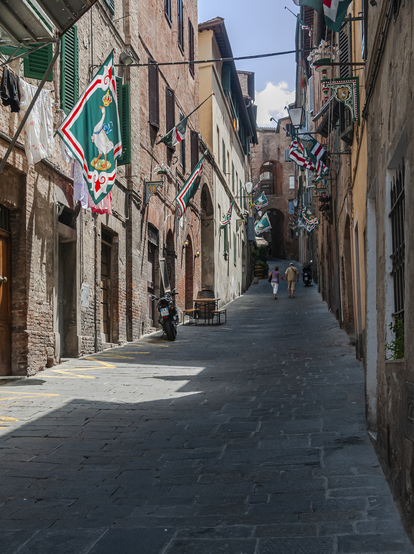 Blick in die Via della Galluzza