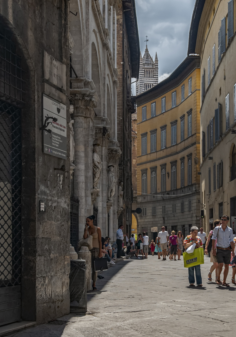 Blick in die Via di Città