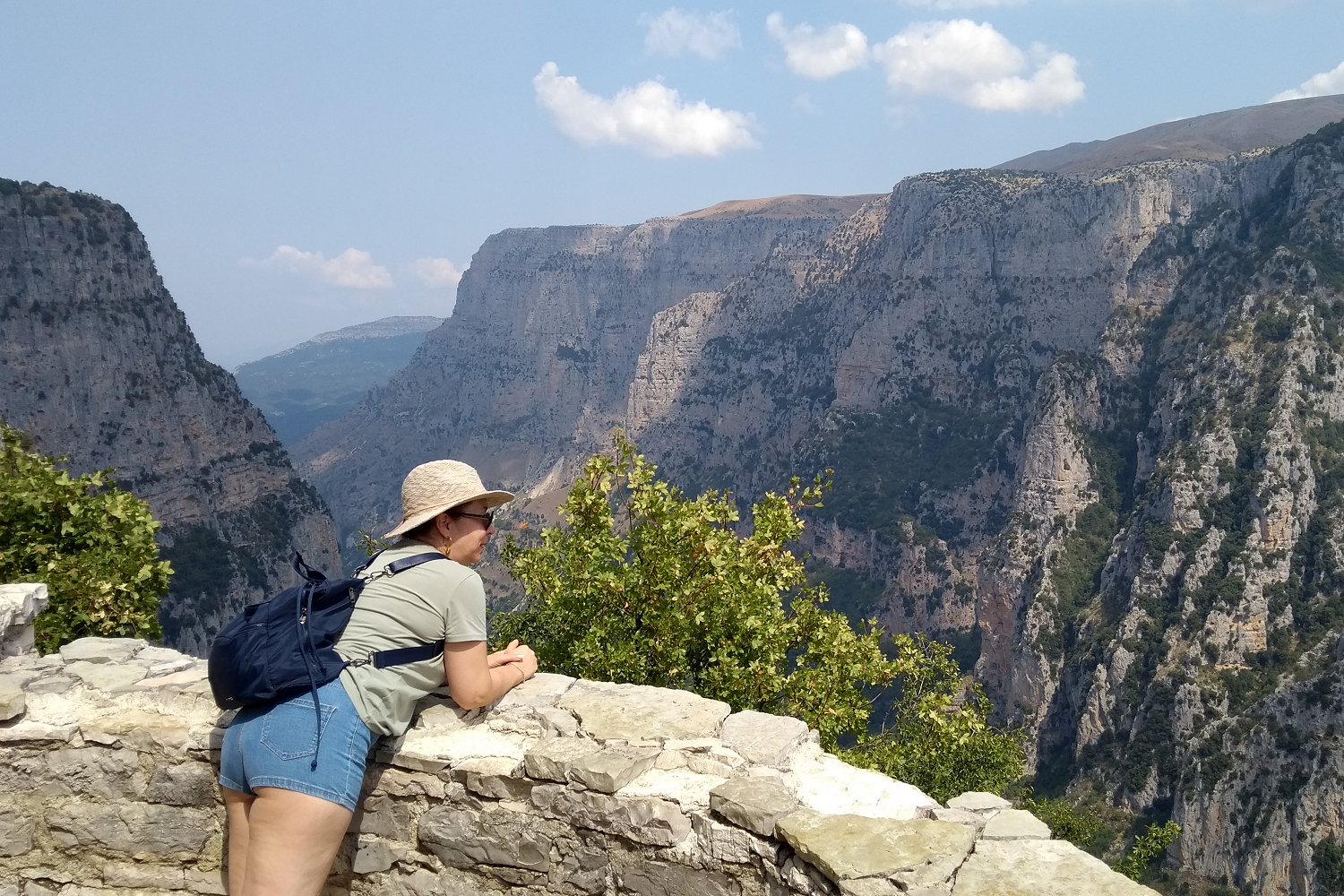 Blick in die Vikos-Schlucht