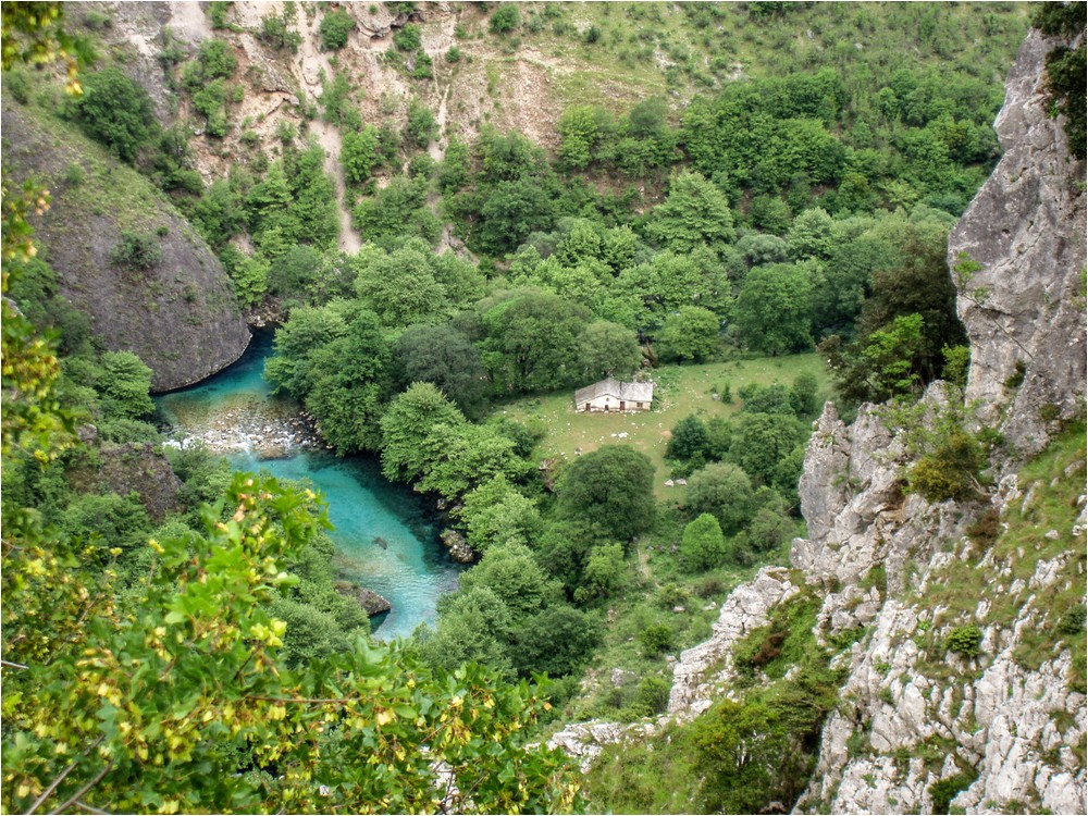 Blick in die Vikos-Schlucht