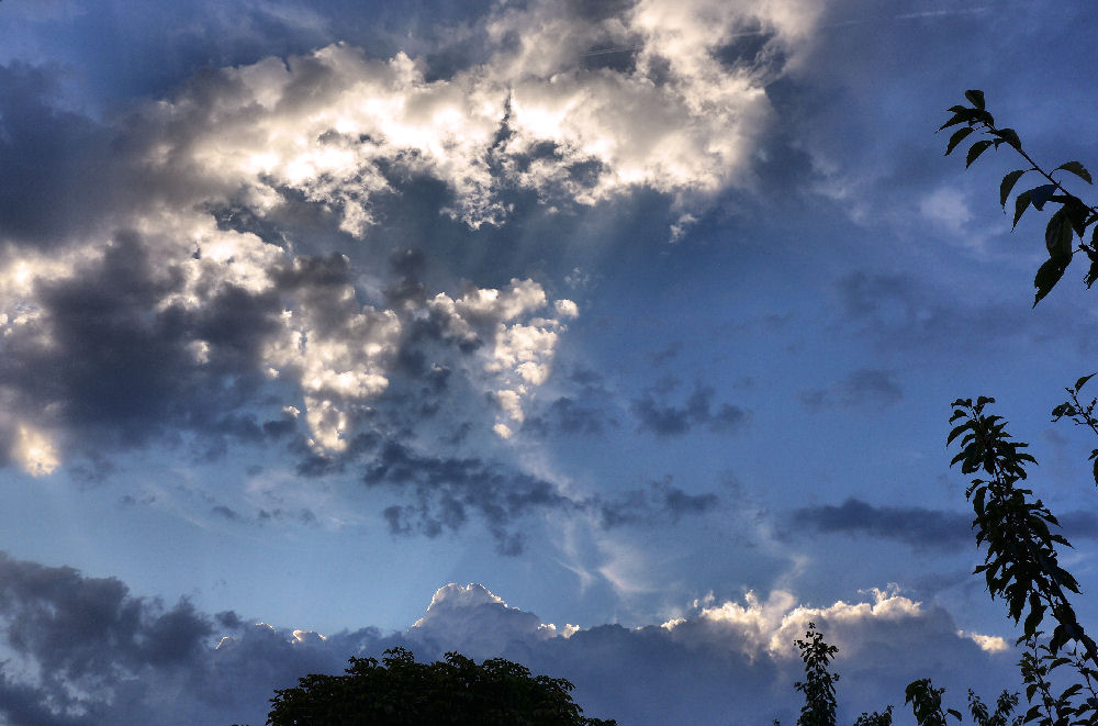 Blick in die Wolken