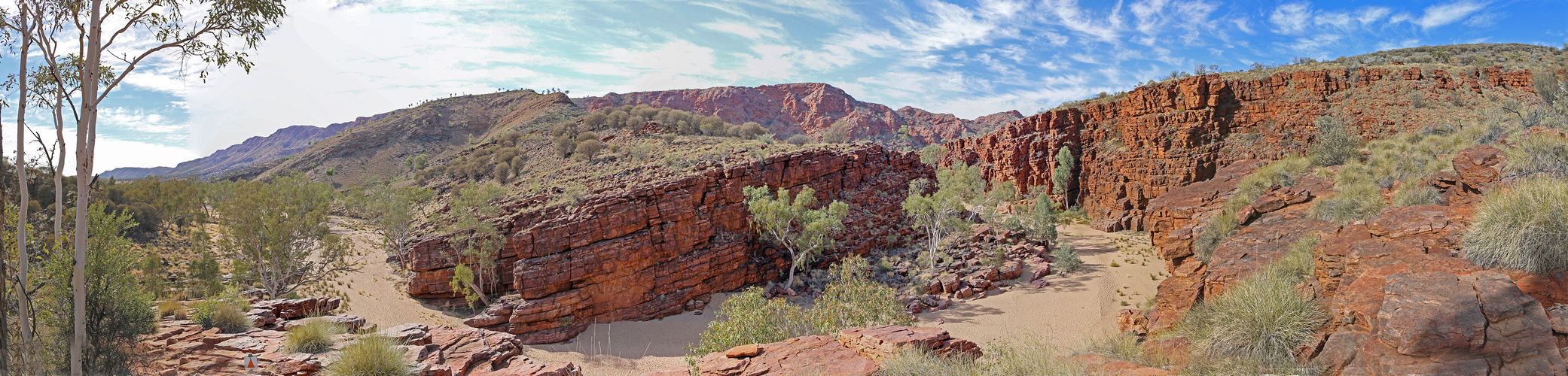 Blick in die wundervolle Trephina Gorge