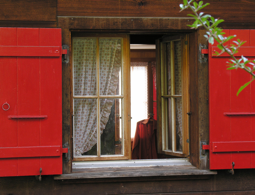 Blick in ein fremdes Zimmer